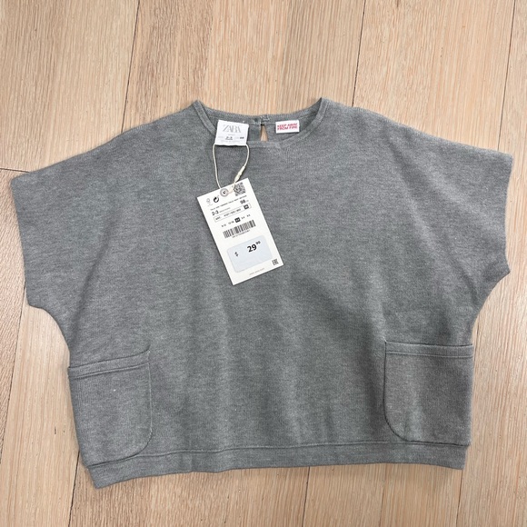 Kids gray Zara top - Picture 1 of 3